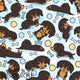 Design 127 - Sausage Dog Fabric