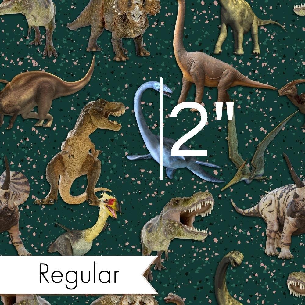 Design 129 Green Dinosaur Fabric – Australian custom printed fabric pre-order | Fabric by Missy Rose