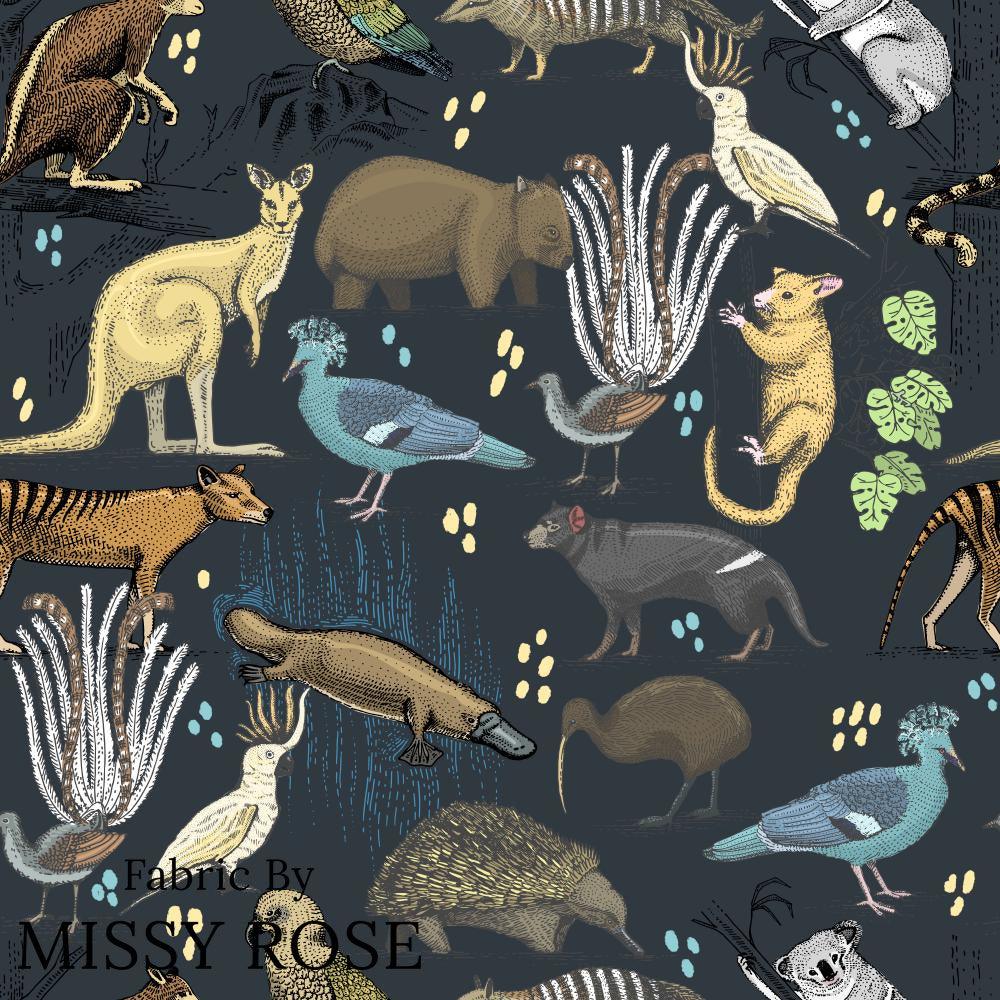 Design 132 Wildlife Fabric – premium custom printed fabric for sewing | Fabric by Missy Rose