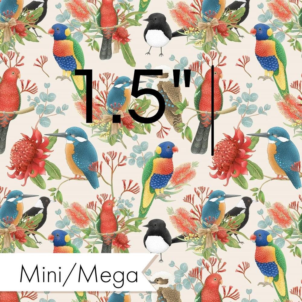 Design 133 Australian Birds Fabric – Australian custom printed fabric pre-order | Fabric by Missy Rose