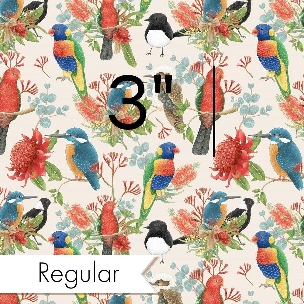 Design 133 Australian Birds Fabric – made-to-order custom fabric by the metre | Fabric by Missy Rose