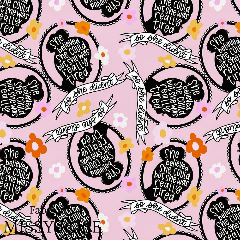 Design 136 Tired Fabric – custom printed pre-order fabric Australia | Fabric by Missy Rose
