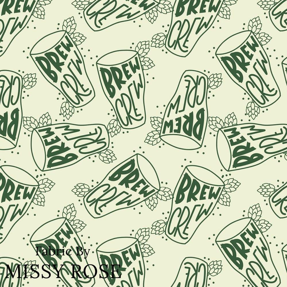 Design 14 Brew Crew Fabric – made-to-order custom fabric by the metre | Fabric by Missy Rose