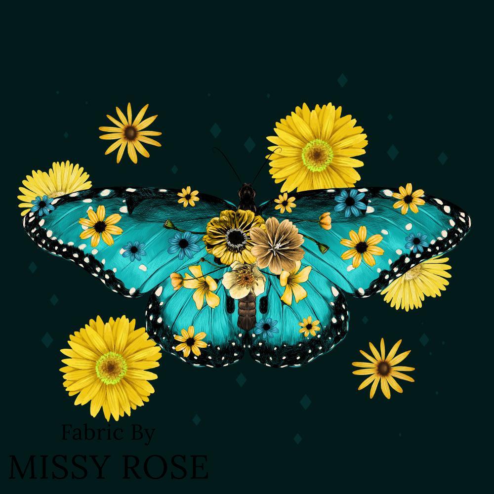 Design 141 Panel Fabric – premium custom printed fabric for sewing | Fabric by Missy Rose
