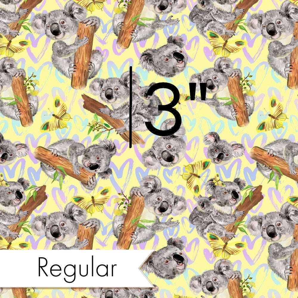 Design 15 - Yellow Koala Fabric