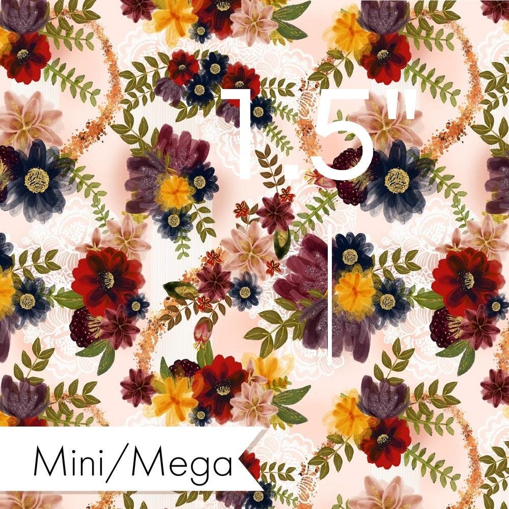 Design 153 Autumn Floral Fabric – premium custom printed fabric for sewing | Fabric by Missy Rose