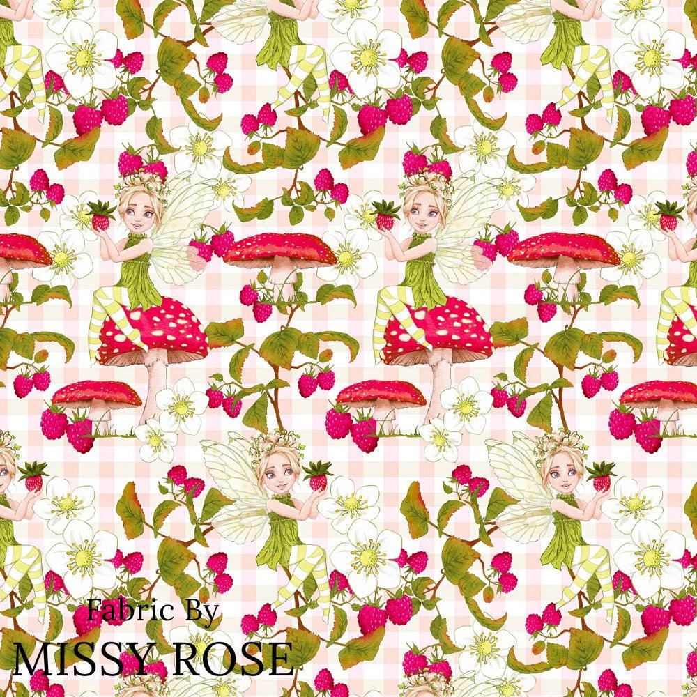 Design 156 Sweet Fairy Fabric – custom printed pre-order fabric Australia | Fabric by Missy Rose