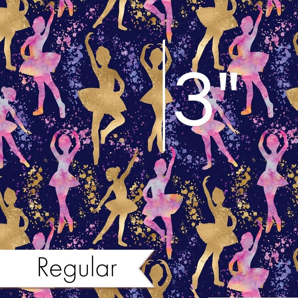 Design 157 Navy Ballerina Fabric – premium custom printed fabric for sewing | Fabric by Missy Rose