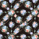 Design 160 - Black and Blue Floral