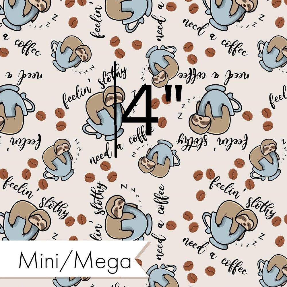 Design 161 Sloth Fabric – Australian custom printed fabric pre-order | Fabric by Missy Rose