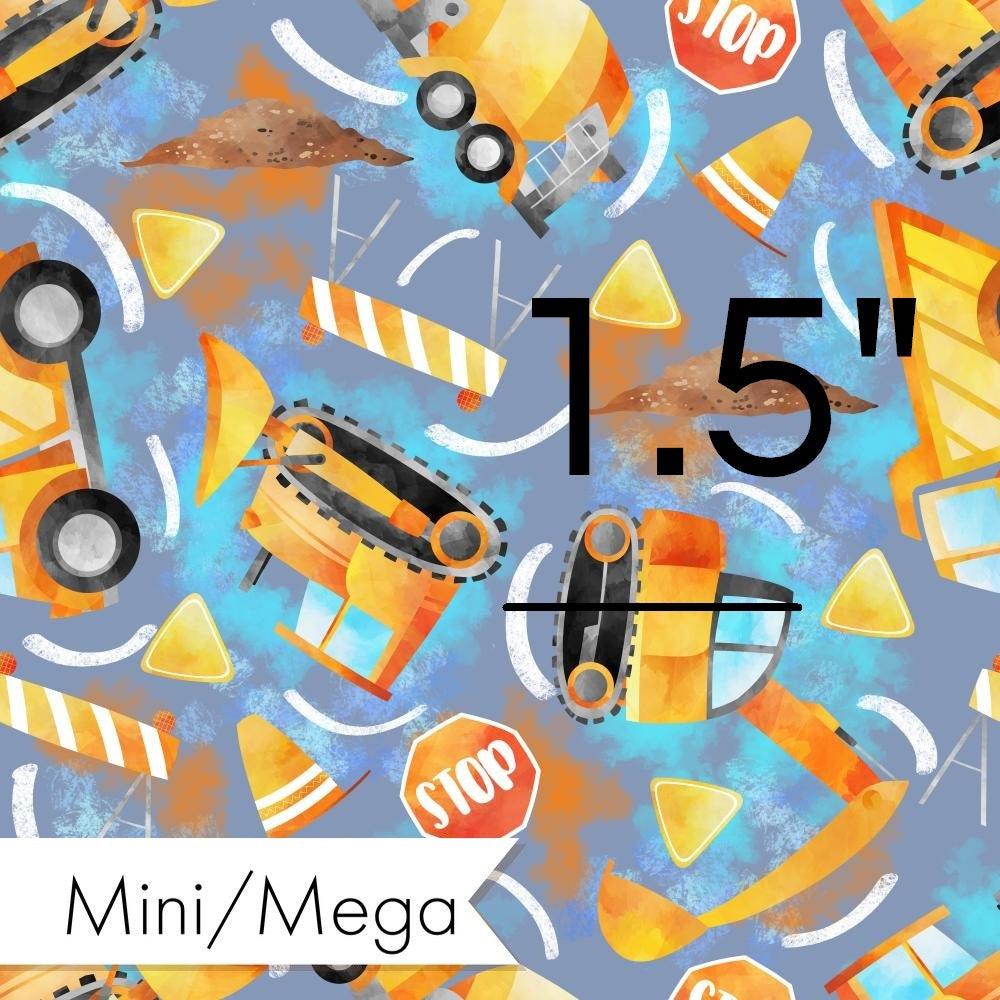 Design 162 Construction Fabric – custom printed pre-order fabric Australia | Fabric by Missy Rose