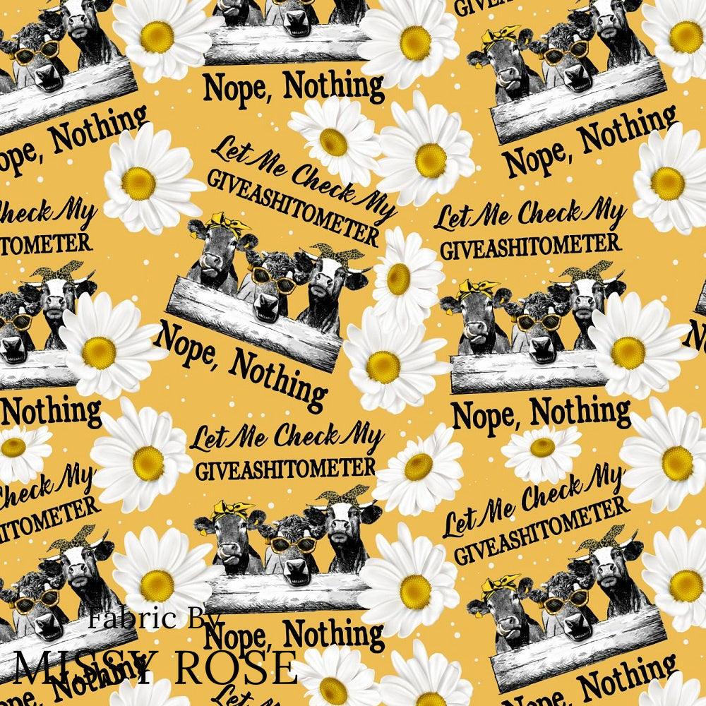 Design 164 Cow Fabric – made-to-order custom fabric by the metre | Fabric by Missy Rose