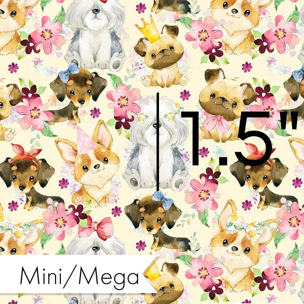 Design 165 Cute Yellow Dogs Fabric – Australian custom printed fabric pre-order | Fabric by Missy Rose