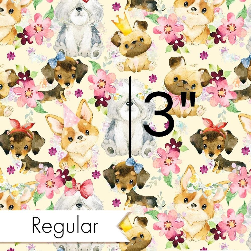 Design 165 Cute Yellow Dogs Fabric – made-to-order custom fabric by the metre | Fabric by Missy Rose