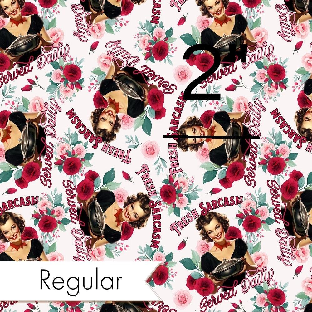 Design 166 Sarcasm Fabric – Australian custom printed fabric pre-order | Fabric by Missy Rose