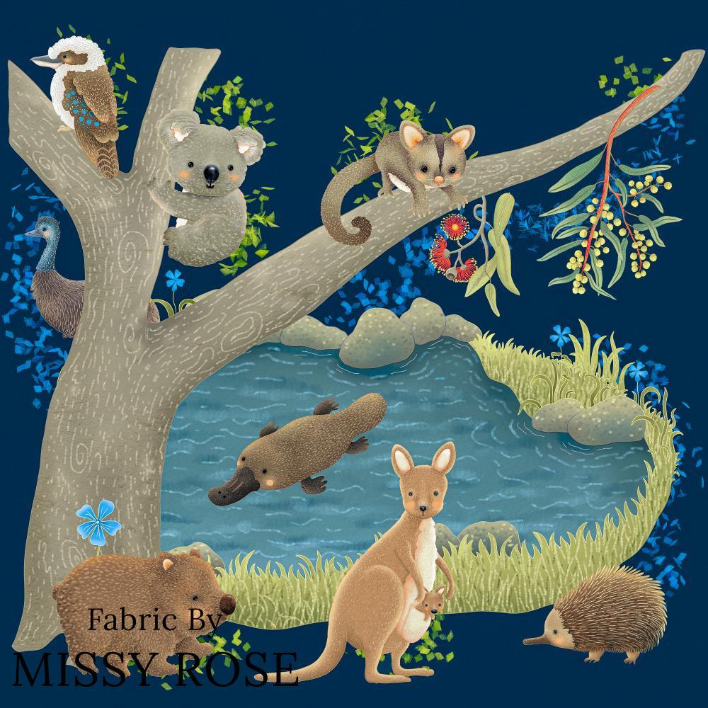 Design 172 Panel Fabric – made-to-order custom fabric by the metre | Fabric by Missy Rose