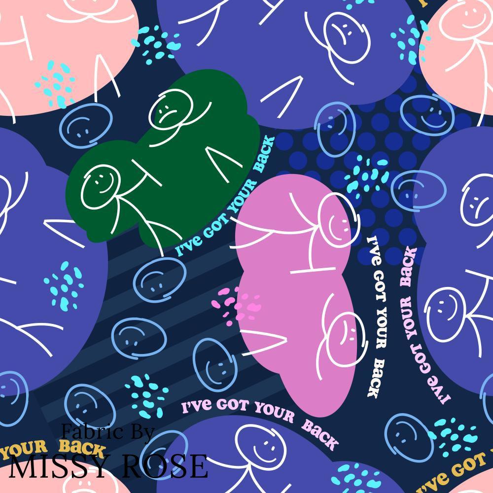 Design 178 Back Fabric – Australian custom printed fabric pre-order | Fabric by Missy Rose