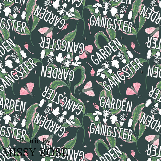 Design 18 - Garden Gangster Fabric