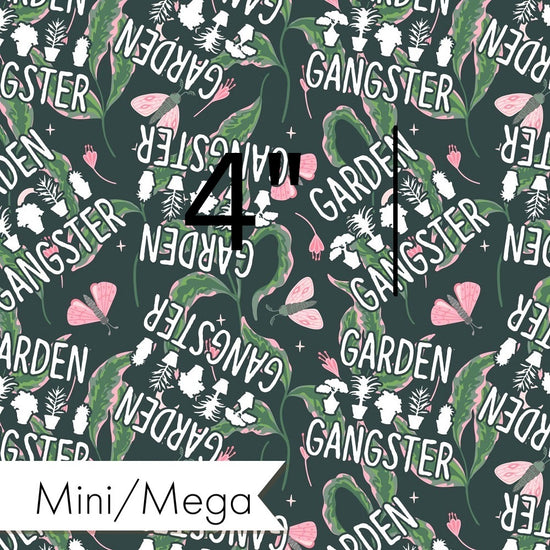 Design 18 - Garden Gangster Fabric