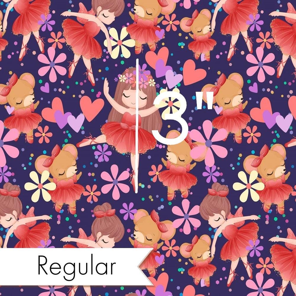 Design 186 Navy Ballerina Fabric – made-to-order custom fabric by the metre | Fabric by Missy Rose
