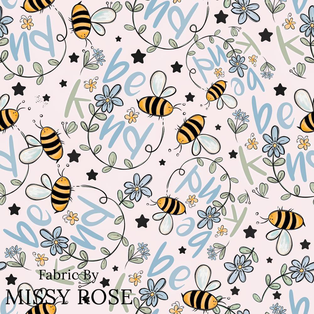 Design 188 Be Kind Fabric – custom printed pre-order fabric Australia | Fabric by Missy Rose