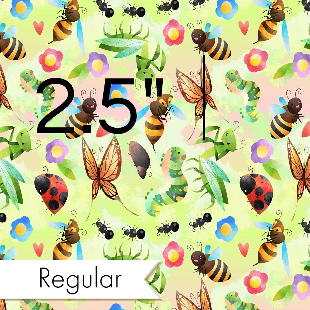 Design 190 - Green Bugs Fabric