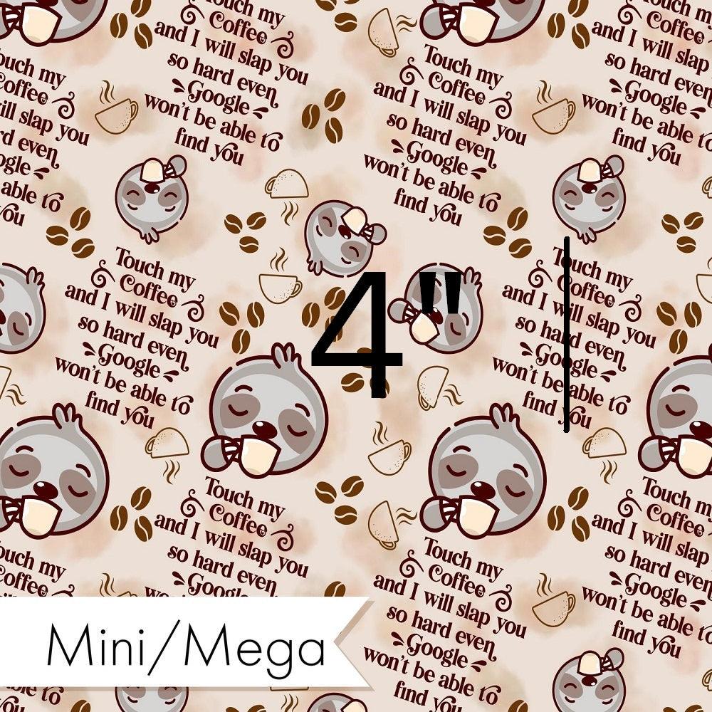 Design 191 Coffee Fabric – made-to-order custom fabric by the metre | Fabric by Missy Rose