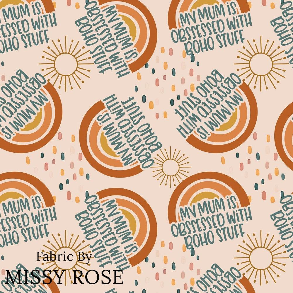 Design 2 Boho Mum Fabric – made-to-order custom fabric by the metre | Fabric by Missy Rose