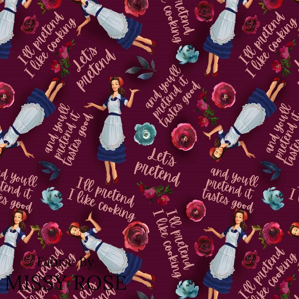 Design 200 Housewife Fabric – premium custom printed fabric for sewing | Fabric by Missy Rose