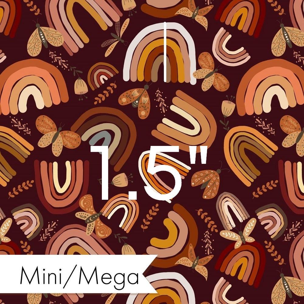 Design 202 Boho Rainbow Fabric – Australian custom printed fabric pre-order | Fabric by Missy Rose