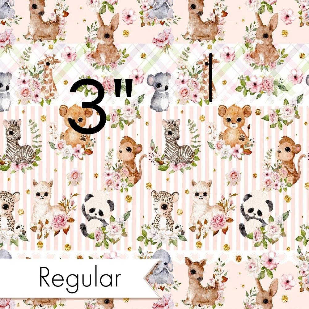Design 204 Baby Safari Animals Fabric – pre-order designer fabric Australia | Fabric by Missy Rose