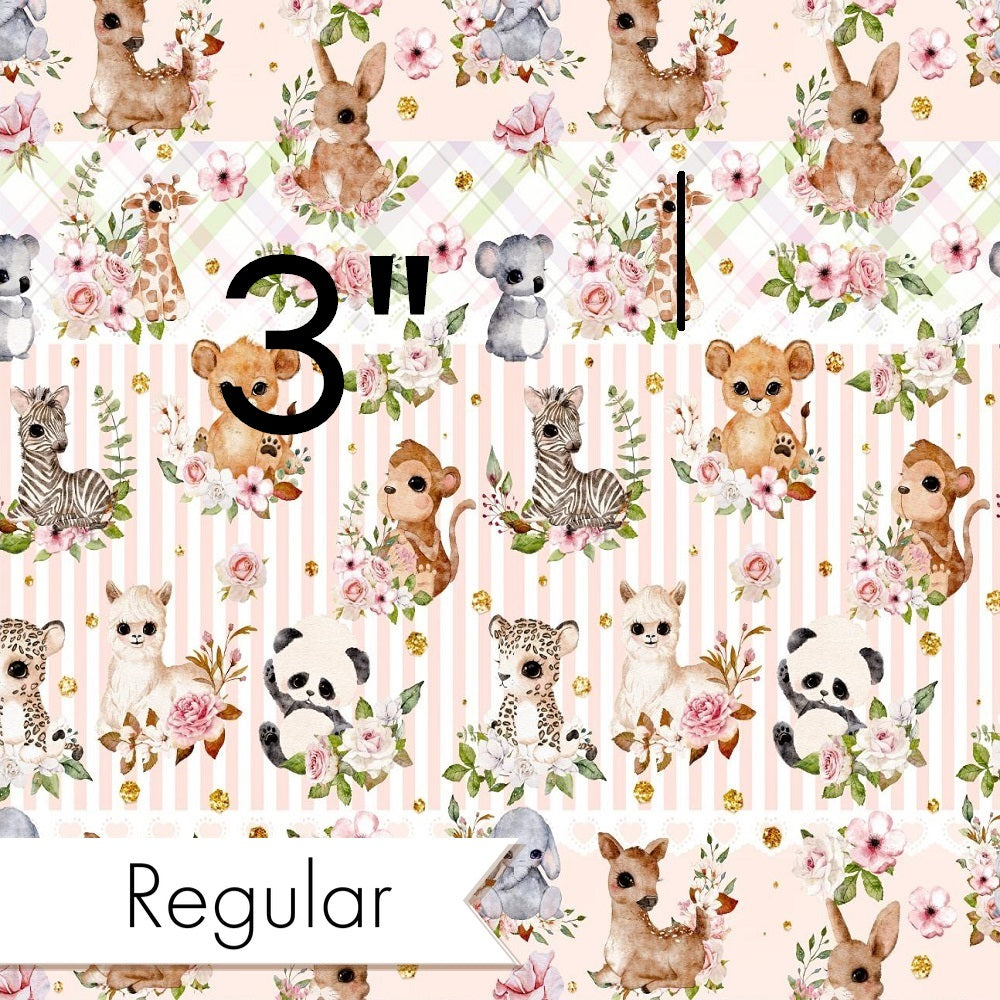 Design 204 - Baby Safari Animals Fabric