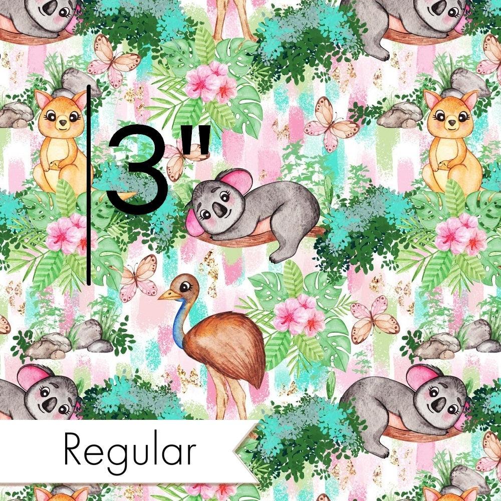 Design 205 Australian Animals Fabric – custom printed pre-order fabric Australia | Fabric by Missy Rose