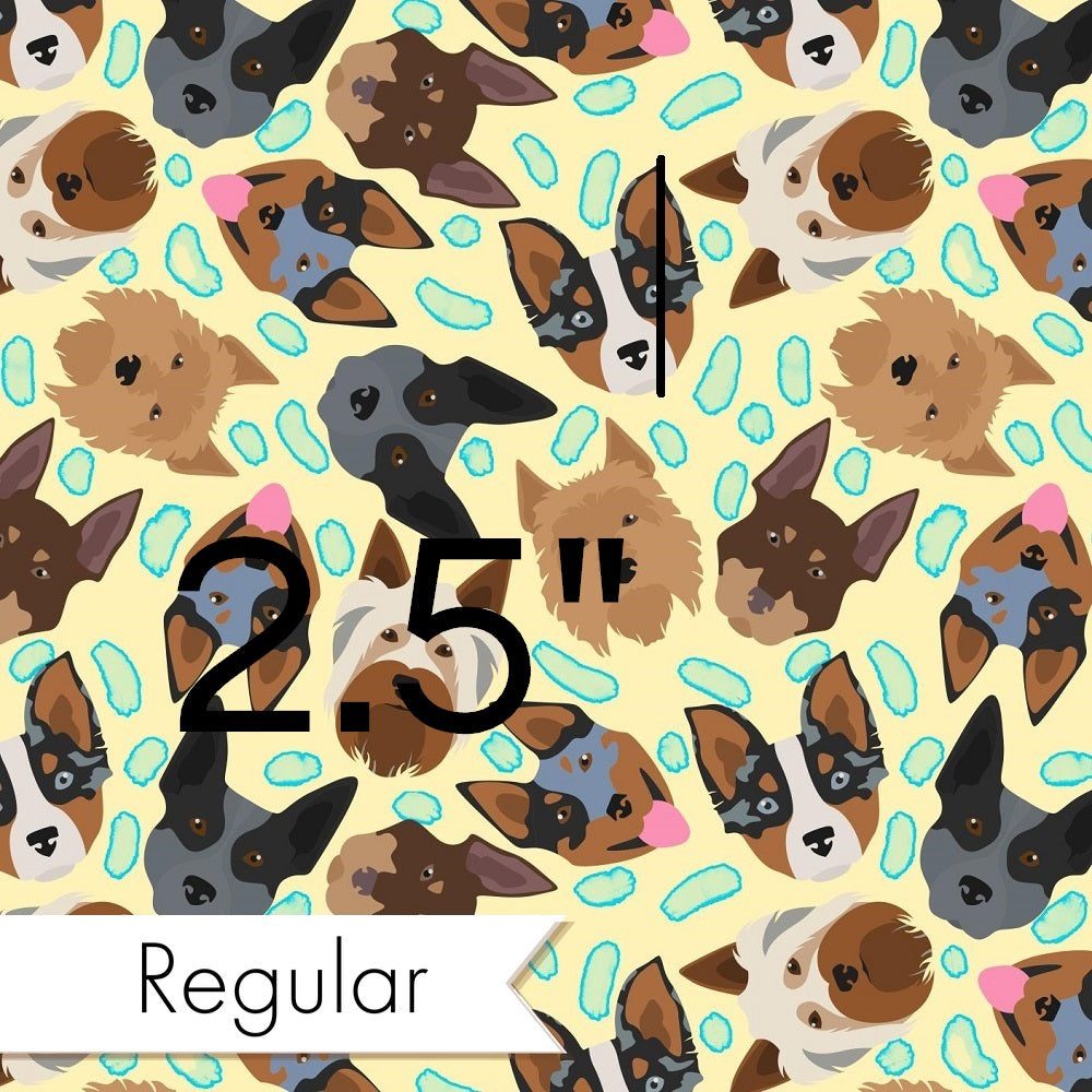 Design 206 - Yellow Dogs Fabric