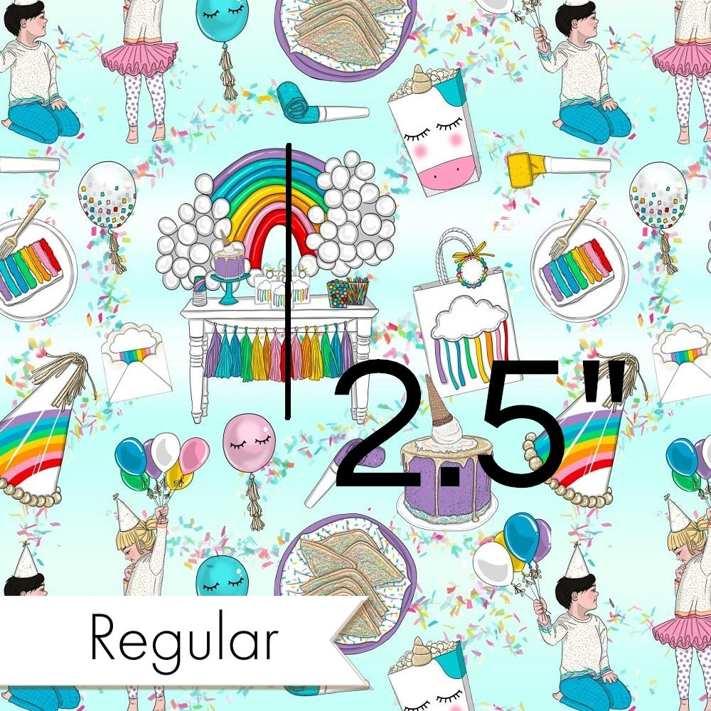 Design 208 - Rainbow Party Fabric