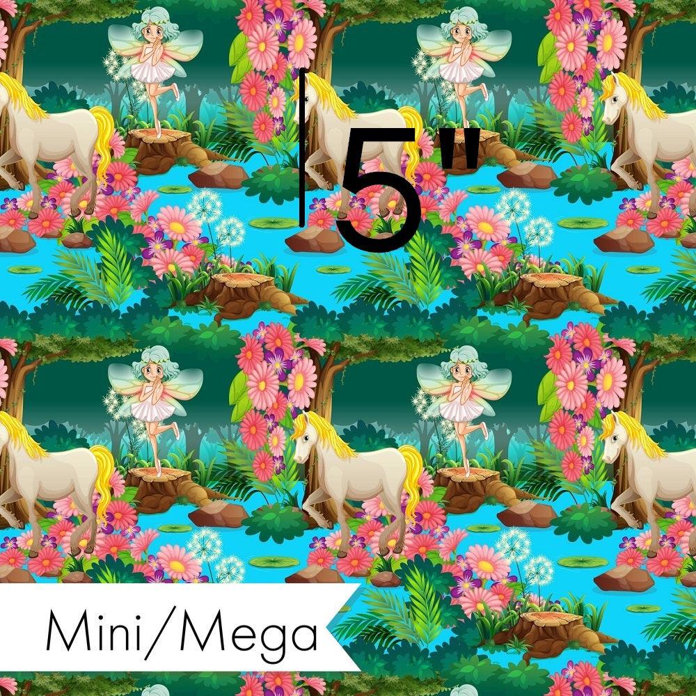 Design 210 Unicorn Fairy Fabric – made-to-order custom fabric by the metre | Fabric by Missy Rose