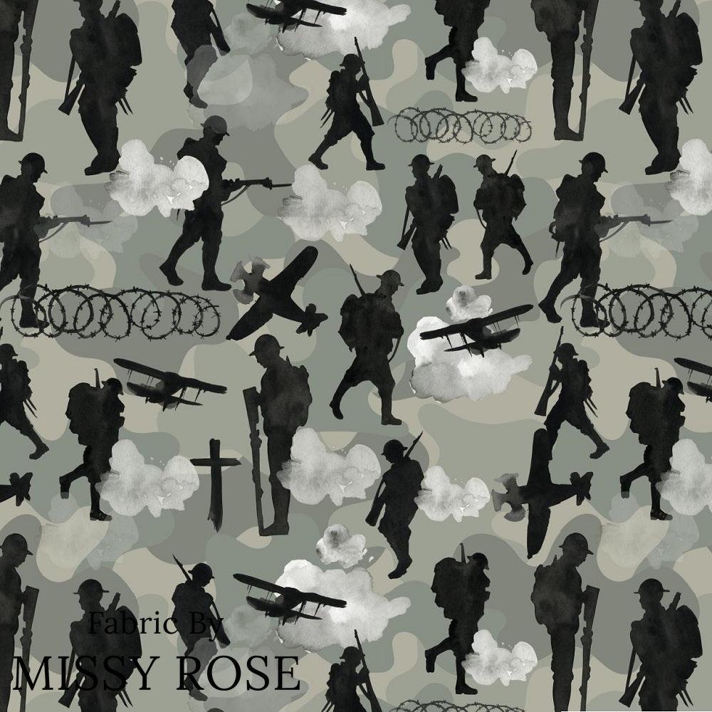 Design 211 Lest We Forget Fabric – pre-order designer fabric Australia | Fabric by Missy Rose