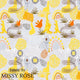 Design 216 - Grey Australian Animals Fabric