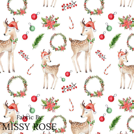 Design 217 - Xmas Deer Fabric