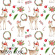 Christmas - Design 217 - Xmas Deer Fabric