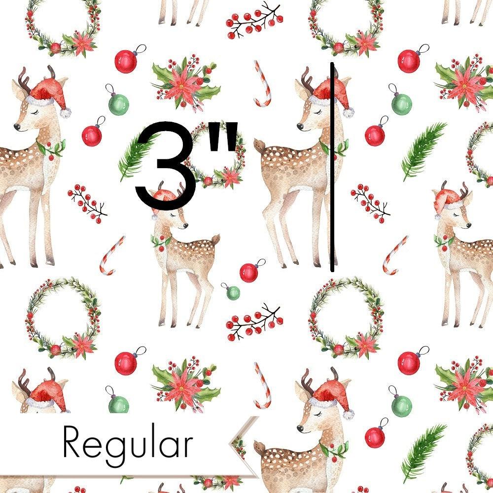 Christmas Design 217 Xmas Deer Fabric – premium custom printed fabric for sewing | Fabric by Missy Rose