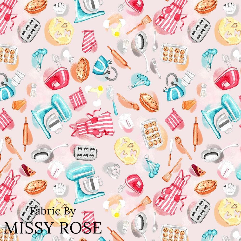 Design 22 Baking Fabric – premium custom printed fabric for sewing | Fabric by Missy Rose