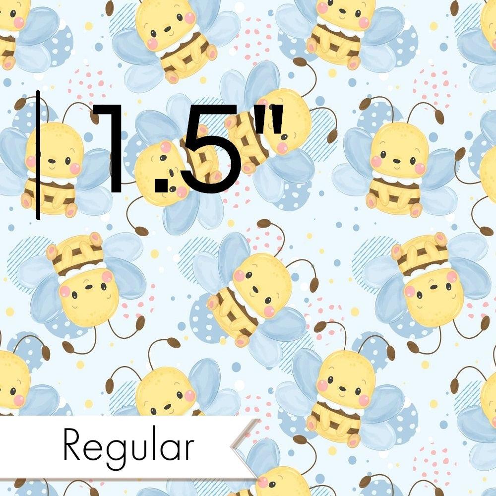 Design 220 Cute Bee Fabric – custom printed pre-order fabric Australia | Fabric by Missy Rose
