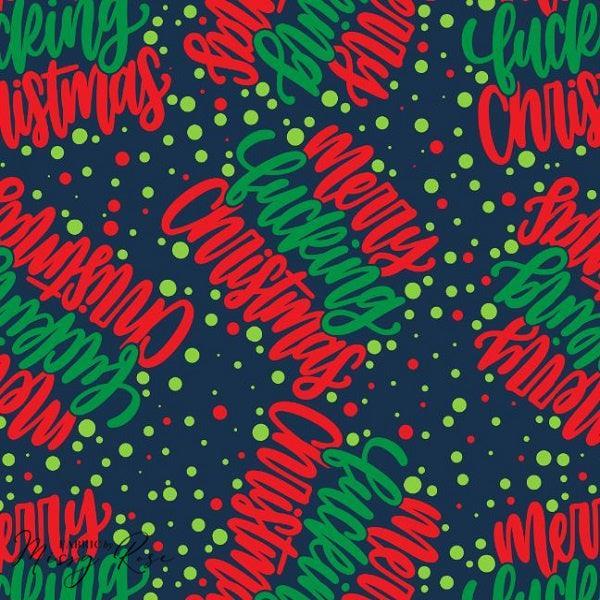 Design 234 Merry Fabric – premium custom printed fabric for sewing | Fabric by Missy Rose