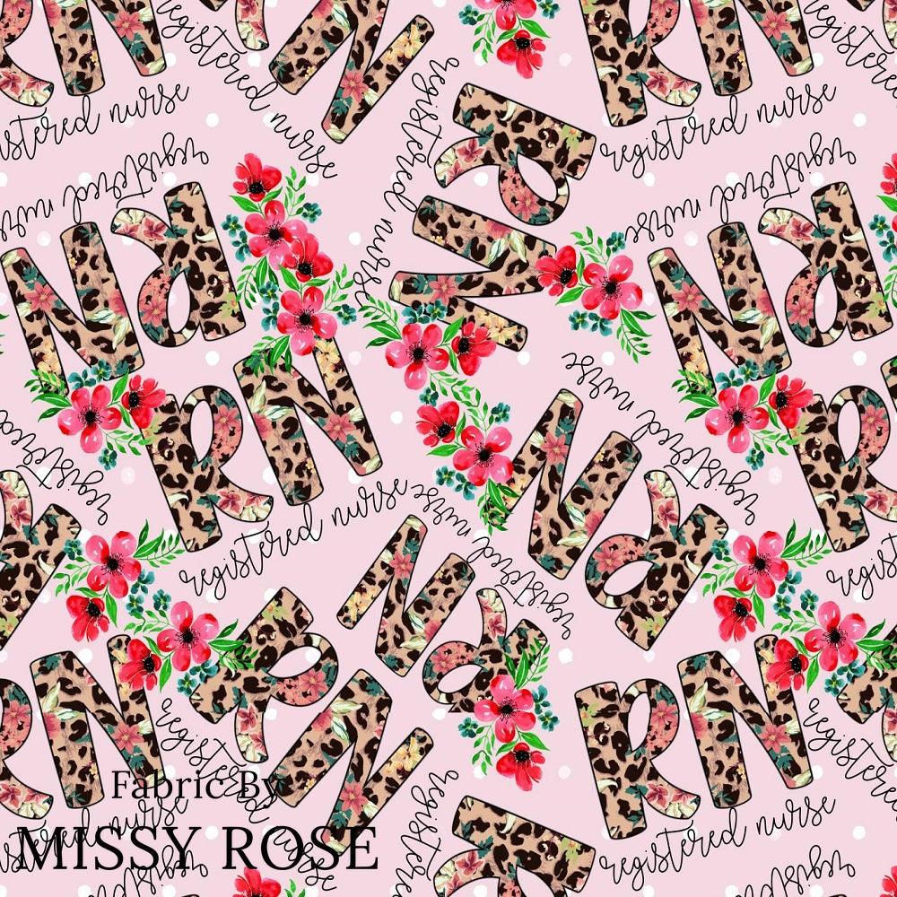 Design 234 Registered Nurse Fabric – Australian custom printed fabric pre-order | Fabric by Missy Rose