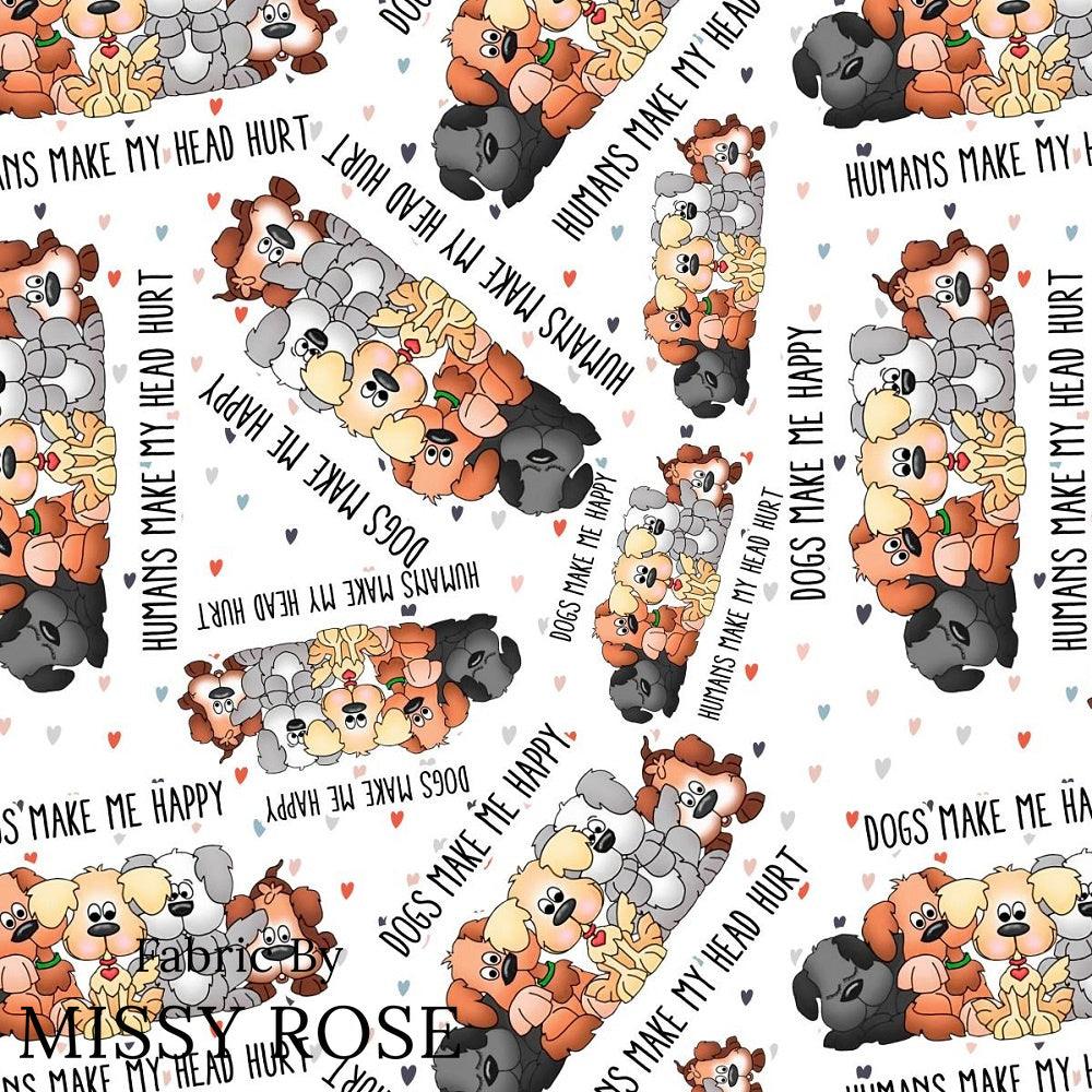 Design 240 Dogs Fabric – Australian custom printed fabric pre-order | Fabric by Missy Rose