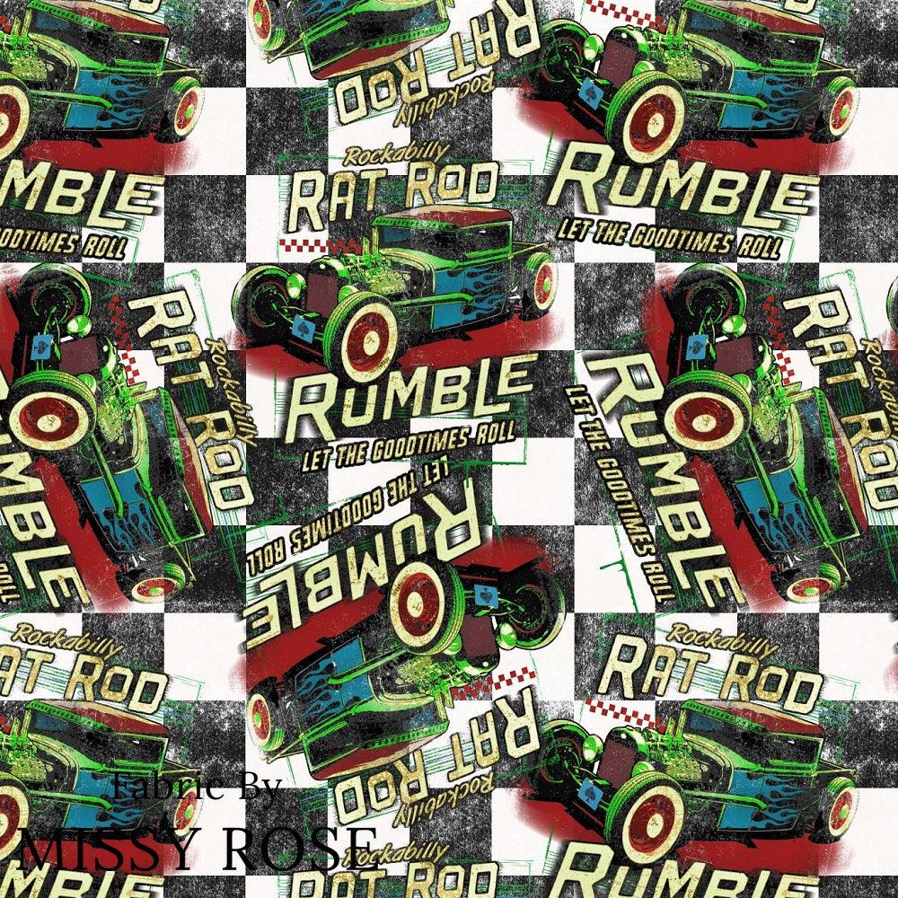 Design 244 Rat Rod Fabric – pre-order designer fabric Australia | Fabric by Missy Rose