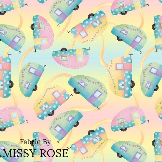 Design 245 - Pastel Caravan Fabric