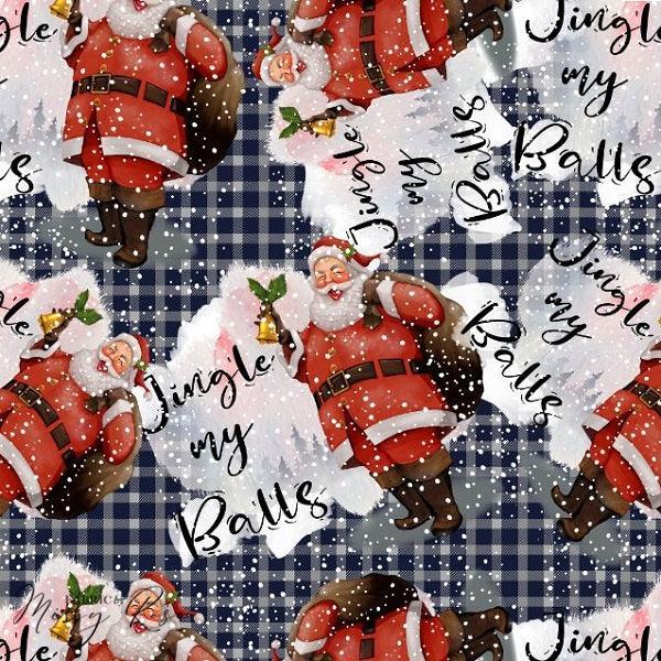 Design 246 Jingle My Fabric – custom printed pre-order fabric Australia | Fabric by Missy Rose