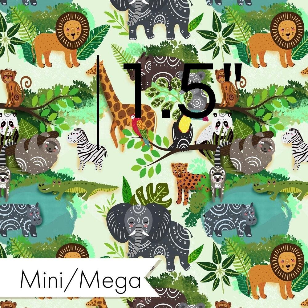 Design 248 Green Jungle Fabric – Australian custom printed fabric pre-order | Fabric by Missy Rose